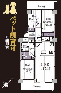 仲介手数料無料ツインエルシティ千葉常盤館（千葉県千葉市中央区常盤町／売買・マンション）の写真