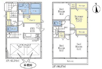 仲介手数料無料 都営新宿線瑞江駅徒歩16分 新築一戸建