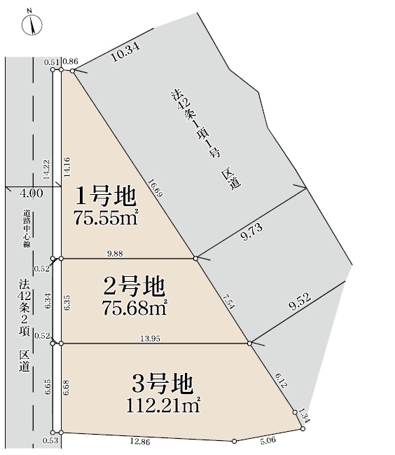 仲介手数料無料 瑞江売地 江戸川3丁目 都営新宿線瑞江駅徒歩13分・一之江駅徒歩17分