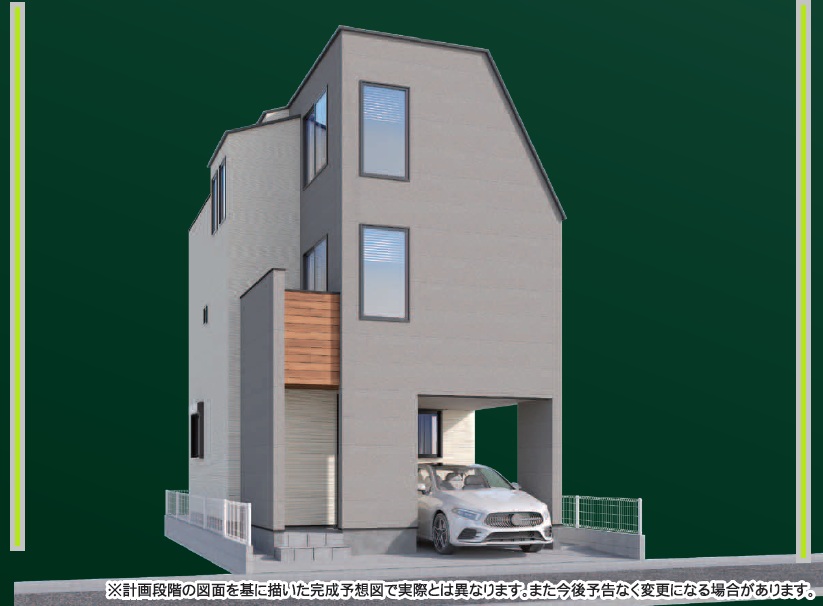 仲介手数料無料 新築戸建　都営新宿線瑞江駅徒歩13分